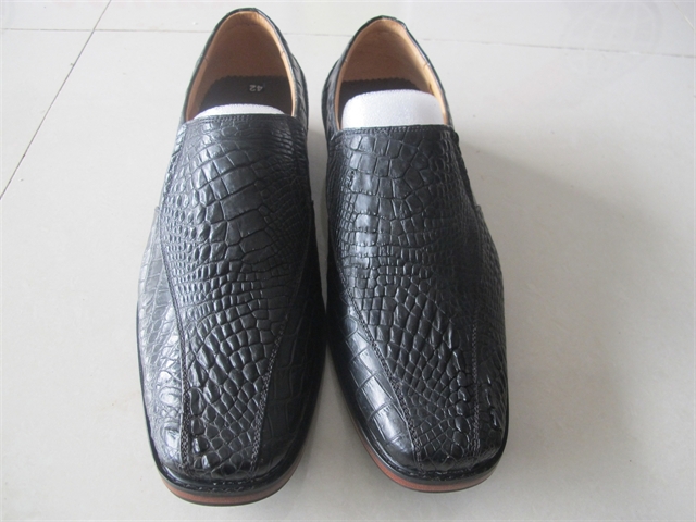Giày nam da tay cá sấu