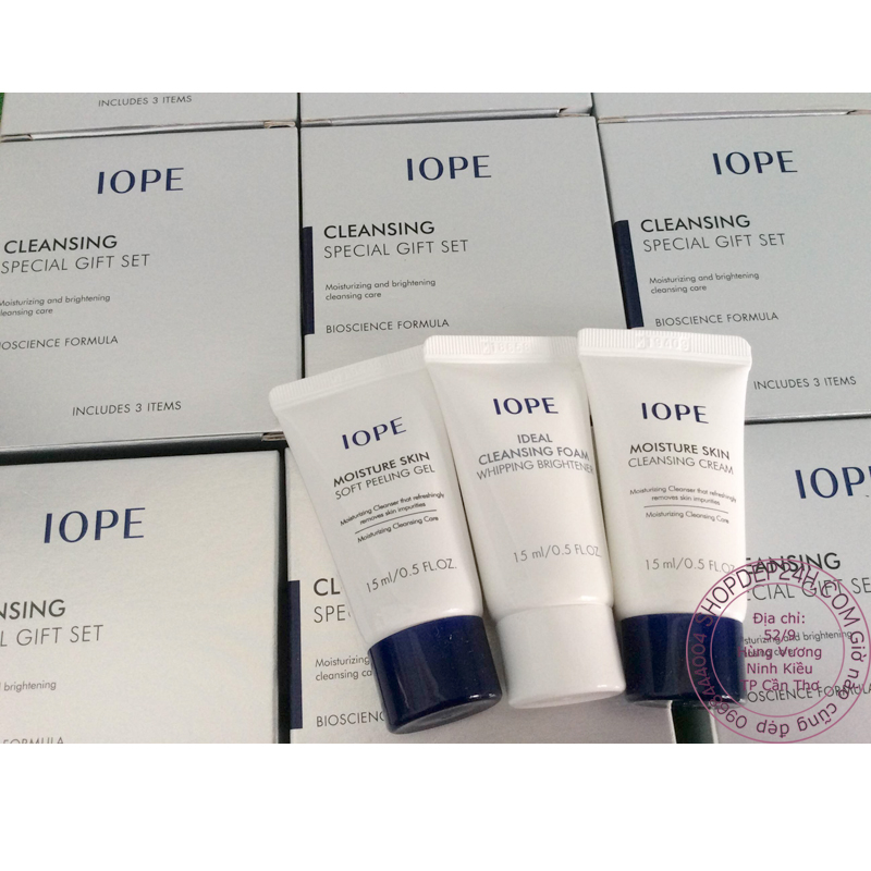 [IOPE] Cleansing special gift set Moisturizing & Brightening Mini Kit 3 x 15ml