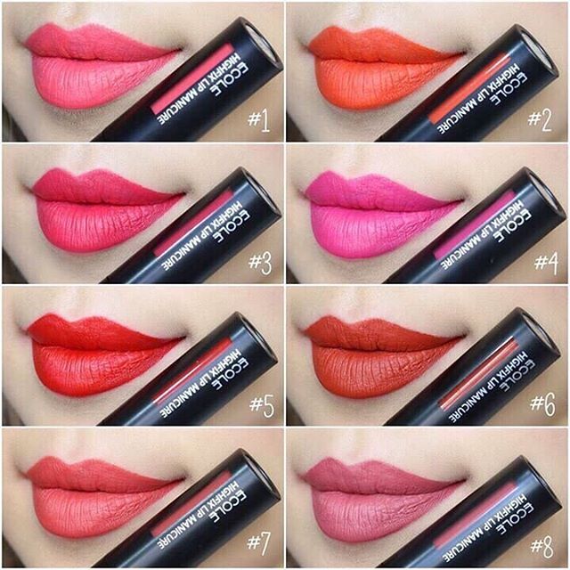 [Ecole] Son kem lì Ecole High Fix Lip Manicure