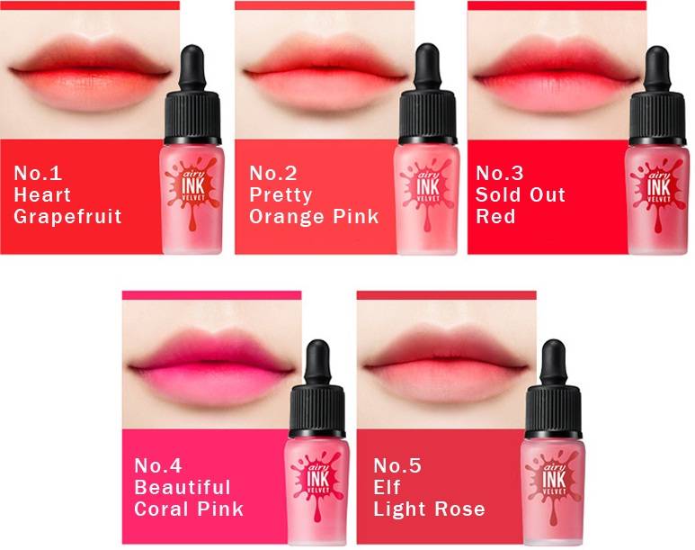 [Peripera] Son Peris Ink Velvet new #1,#2,#3, #13,#14, #15