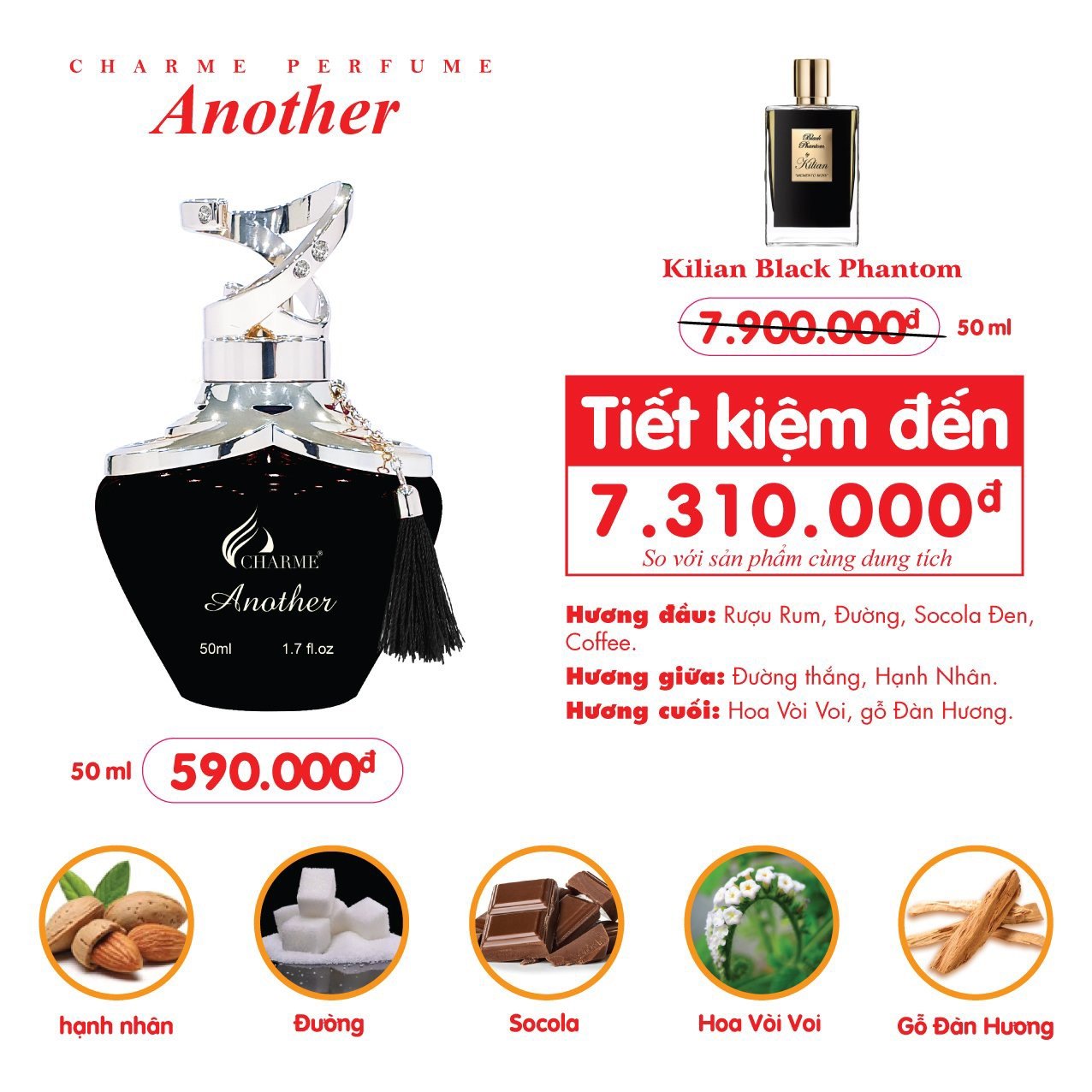 [Charme]  Nước Hoa Nữ Charme Another 50ml